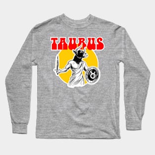 Taurus Zodiac Long Sleeve T-Shirt